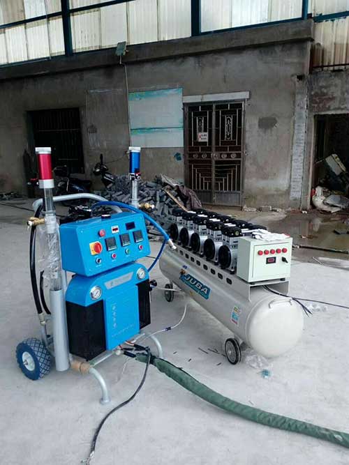 彩鋼瓦防腐聚脲施工案例(圖2) Q5200彩鋼瓦聚脲施工噴涂機(jī)