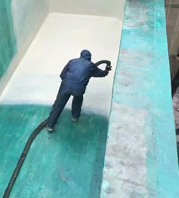 工業(yè)污水池防腐 化工廠污水池怎樣做防腐(圖2) 工業(yè)污水池防腐噴涂聚脲