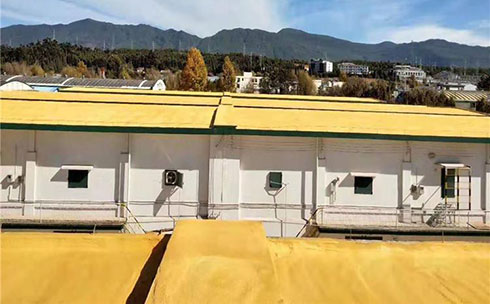 糧倉硬泡聚氨酯噴涂機(jī)保溫層(圖1) 糧倉硬泡聚氨酯噴涂機(jī)保溫層案例