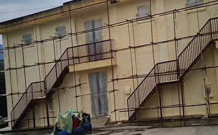 外墻隔熱保溫涂料噴涂機(jī) JNJX-IIIH高壓噴涂機(jī)(圖2) 外墻隔熱保溫涂料案例